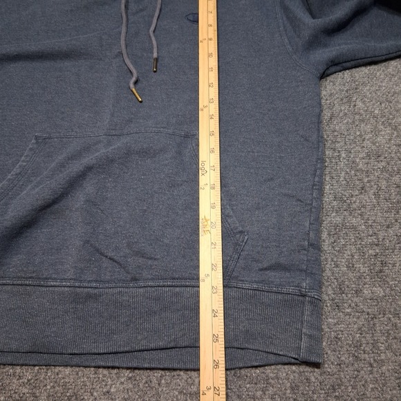 Vintage Champion Authentic Athletic Hoodie Faded Mens Size M Rare Blue 90s Retro - Picture 9 of 10